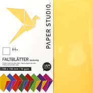 I AM CREATIVE Origamipapier Duo, 15 x 15 cm, assortiert, 64 Blatt
