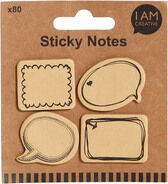I AM CREATIVE Sticky Notes bolle vocali, 80 pezzi