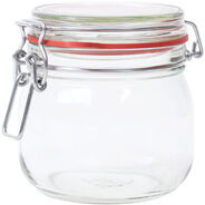 I AM CREATIVE Vorratsglas mit Bügelverschluss, 750 ml, transparent, 1 Stück