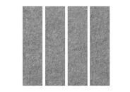 Ampyr Akustik-Wandpanel, 4 St., 100 x 25 cm