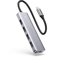 Ugreen USB-C Hub 4in1, silber