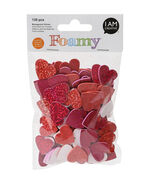 I AM CREATIVE Foamy, cuore, foglio glitterato, 130 pezzi.