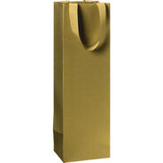 Stewo Geschenktüte für Flaschen One Colour, gold, 11 x 36 x 10.5 cm, 1 Stück
