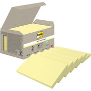 Post-it Sticky Notes Recycling, giallo, 76 x 127 mm, 6 x 100 fogli