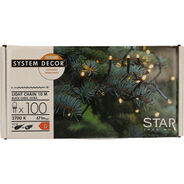 Star Trading System Decor Lichterkette 10m, schwarz