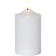 Star Trading LED-Kerze Flamme, 15cm, weiss
