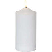 Star Trading LED Candela a fiamma, 17cm, bianco