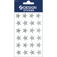 Z-Design Sticker Effektfolie Sterne silber