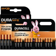 Duracell Batterien Plus Power, AAA/LR03, 32 Stück