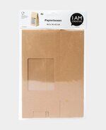 I AM CREATIVE Papierboxen, braun, 4 Stück