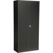 Flügeltürenschrank Steel, 5 Ordnerhöhen, schwarz