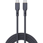 Aukey USB-C-auf-USB-C-Kabel, Nylon Kevlar, 1.8 m, schwarz