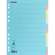 novooo Register, bunt, A4, 12-teilig