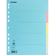 novooo Register, bunt, A4, 5-teilig