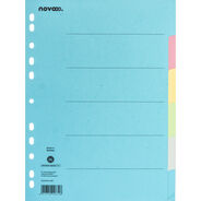 novooo Register, bunt A4, 6-teilig