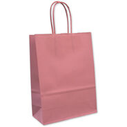 Elco Papiertragetaschen, rosa,  18 x 24 x 8 cm, 25 Stück