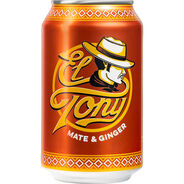 El Tony Mate & Ginger, Alu, 33 cl, 24 Stk.