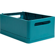 Exacompta Aufbewahrungsbox Smart Case Maxi, Skandi, A4+, klappbar, pazifikblau