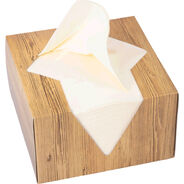 Elco Serviettenbox, 33 x 33 cm, 1/4-Falz, creme, 100 Stück