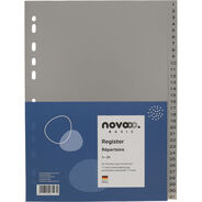novooo Register Basic, grau, A4, 1-31