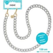 ZANAÉ Smartphonekette Rodeo, Mate Grey, 130 cm