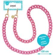 ZANAÉ Smartphonekette Peony, Mate Pink, 130 cm