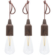 Securit Deckenleuchte COPENHAGEN, braun, 3er Set