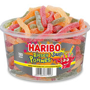 Haribo Saure Riesen-Pommes 1200g, 150 Stück