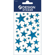 Z-Design Sticker Effektfolie Sterne, blau