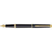 Waterman Füllfederhalter Hémisphère, M, schwarz/gold