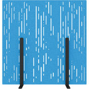 Suono Akustik-Trennwand suonoSTAND Lines L, 180 x 180 cm, sky