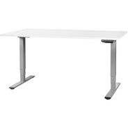 Contini Elektrisch höhenverstellbarer Schreibtisch ET225E, 200 x 90 cm, weiss