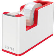 Leitz Tischabroller WOW Duo Colour, weiss/rot