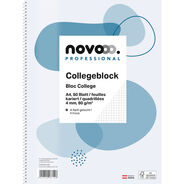 novooo Professional Collegeblock, A4, kariert 4 mm