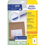 Avery Zweckform Etiketten, 6138, A4, 30 Blatt
