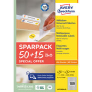Avery Zweckform Etiketten wiederablösbar, L4731REV-65, A4, 65 Blatt
