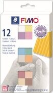 FIMO Set di modelli morbidi, pastello, 12 x 25 g
