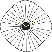 Eglo Wanduhr Matsumoto, Ø 60 cm, schwarz