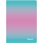 Pelikan Notizbuch, A6, kariert 5 mm, mint/rosa