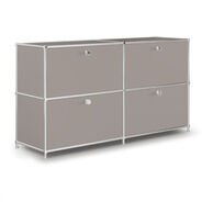Sideboard VEROM, 4 Schubladen, taupe