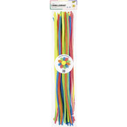 Folia Pfeifenputzer Chenille Neon, 100 Stück, assortiert