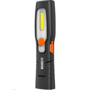 Steffen Akku-Handleuchte, 2,50 W, 250 lm, 180° drehbar, schwarz