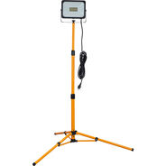 Steffen Scheinwerfer Worklight mit Teleskopstativ, 50 W, 4200 lm, gelb