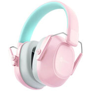 iClever Protection contre le bruit pour les enfants Ear Muffs IC-EM01, rose/menthe