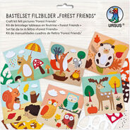 Ursus Kit de bricolage feutre, Forest Friends, assortis