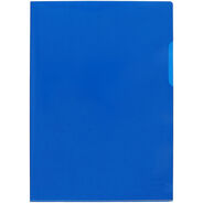 novooo Sichtmappen Professional, 100 Stück, A4, 120 µm, genarbt, blau