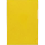 novooo Sichtmappen Professional, 100 Stück, A4, 120 µm, genarbt, gelb