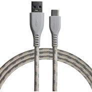 Boompods Kabel USB-A - USB-C, Tide-Line, titanium, 1.5 m
