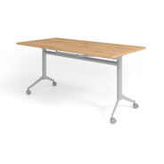 Klapptisch Ampyr mobil, 160 x 80 cm, Asteiche