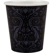 EJS Kaffeebecher, 80 ml, schwarz/blau, 50 Stück